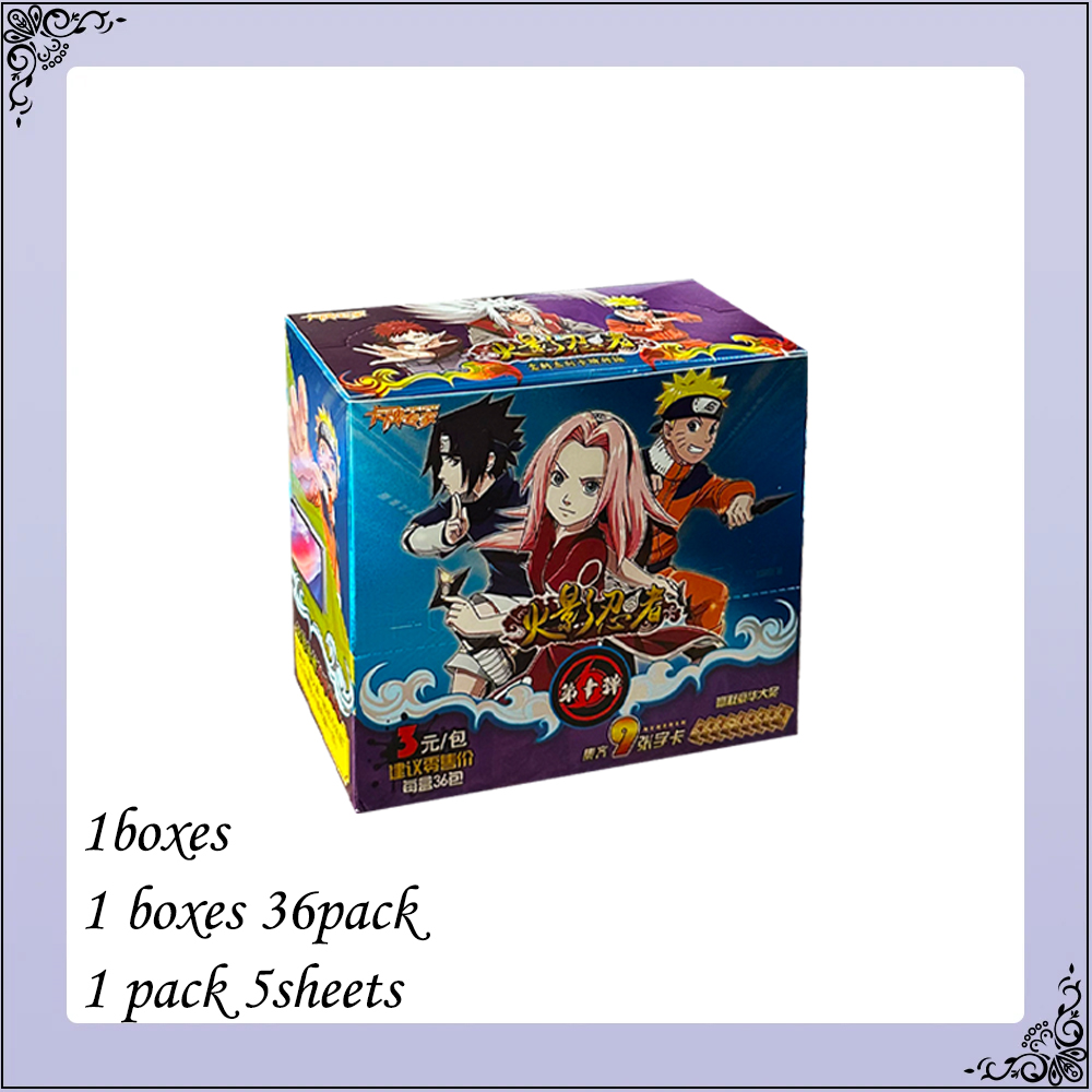 Board Game Naruto - Naruto-Karten Deluxe-Sammleredition Naruto Sasuke Anime-Charakter TCG