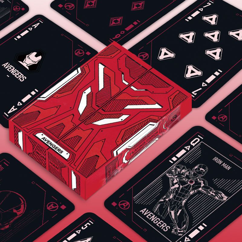 Board Game Card - 54-teiliges Cartoon Iron Man Spielkarten-Set, Hochauflösendes