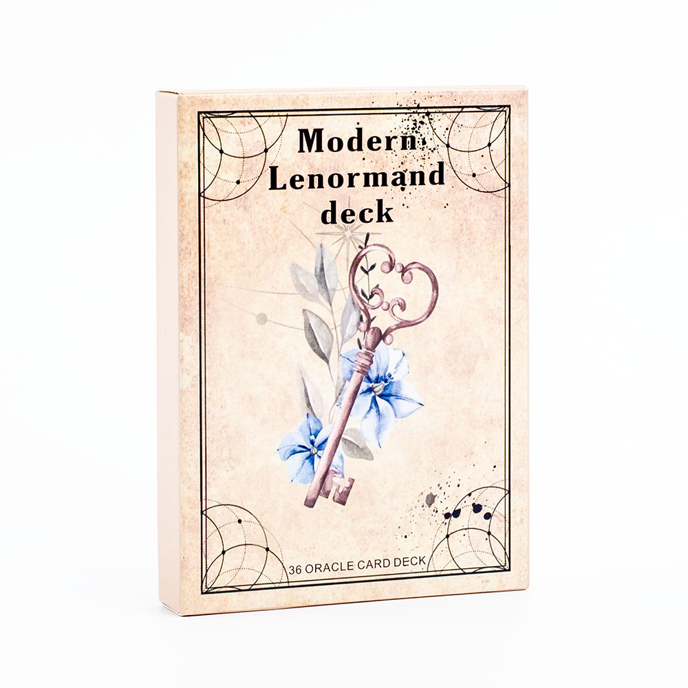 Board Game Research - Modernes Lenormand-Deck-Brettspiel, englische Version, 36 Kartendeck,