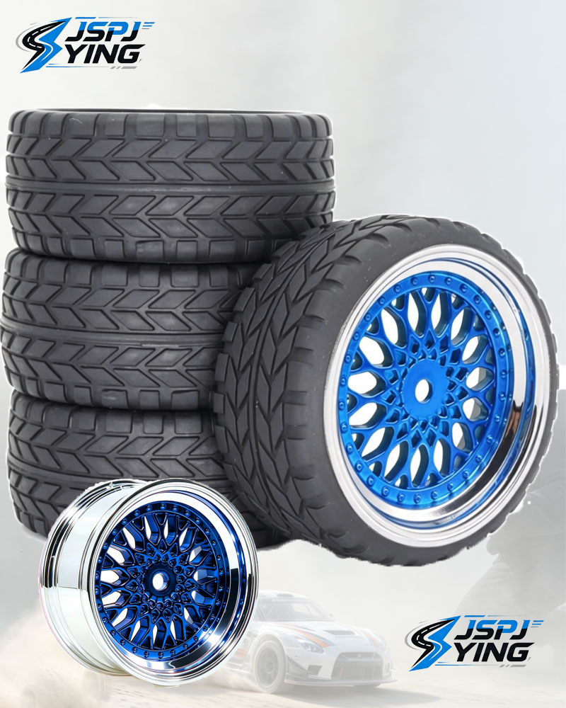 Tamiya Model Rc Car - Hartplastik-Glatte RC-Drift-Reifen 4 Stück Passend für