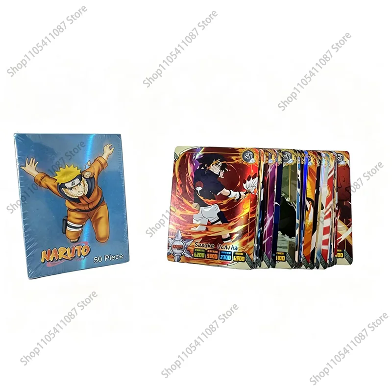 Board Game Naruto - 50 Stück Naruto Englische Karten Flashy
