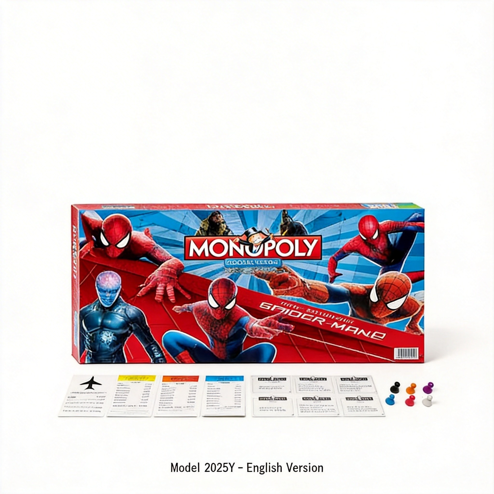 Hasbro Game Monopoly - Spider-Man Monopoly Brettspiel - Sammler-Edition für