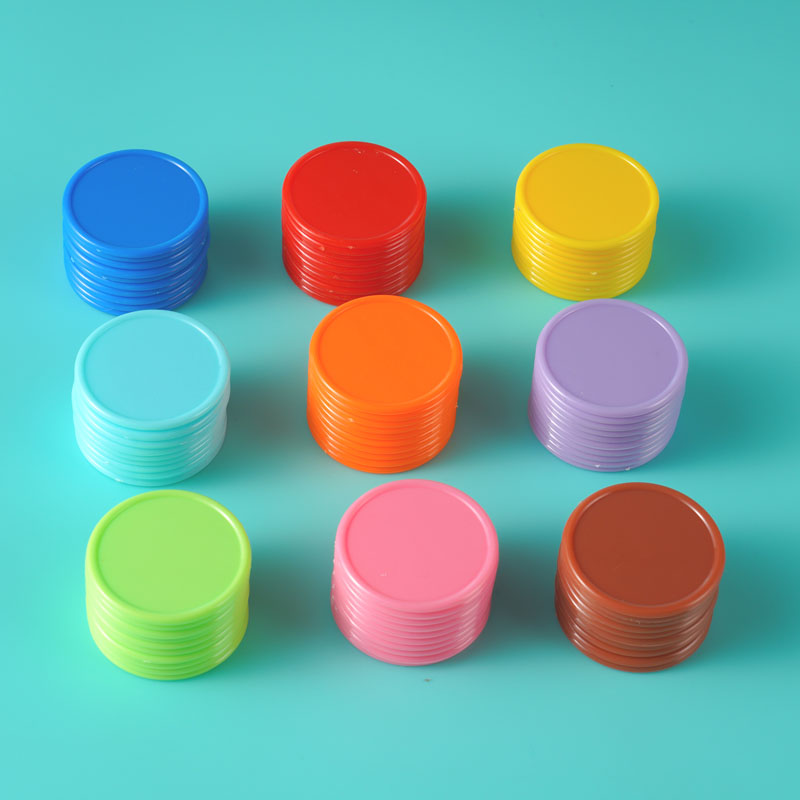 Board Game Verdant - 100 Stück Poker-Chips aus Kunststoff, Zählchips,