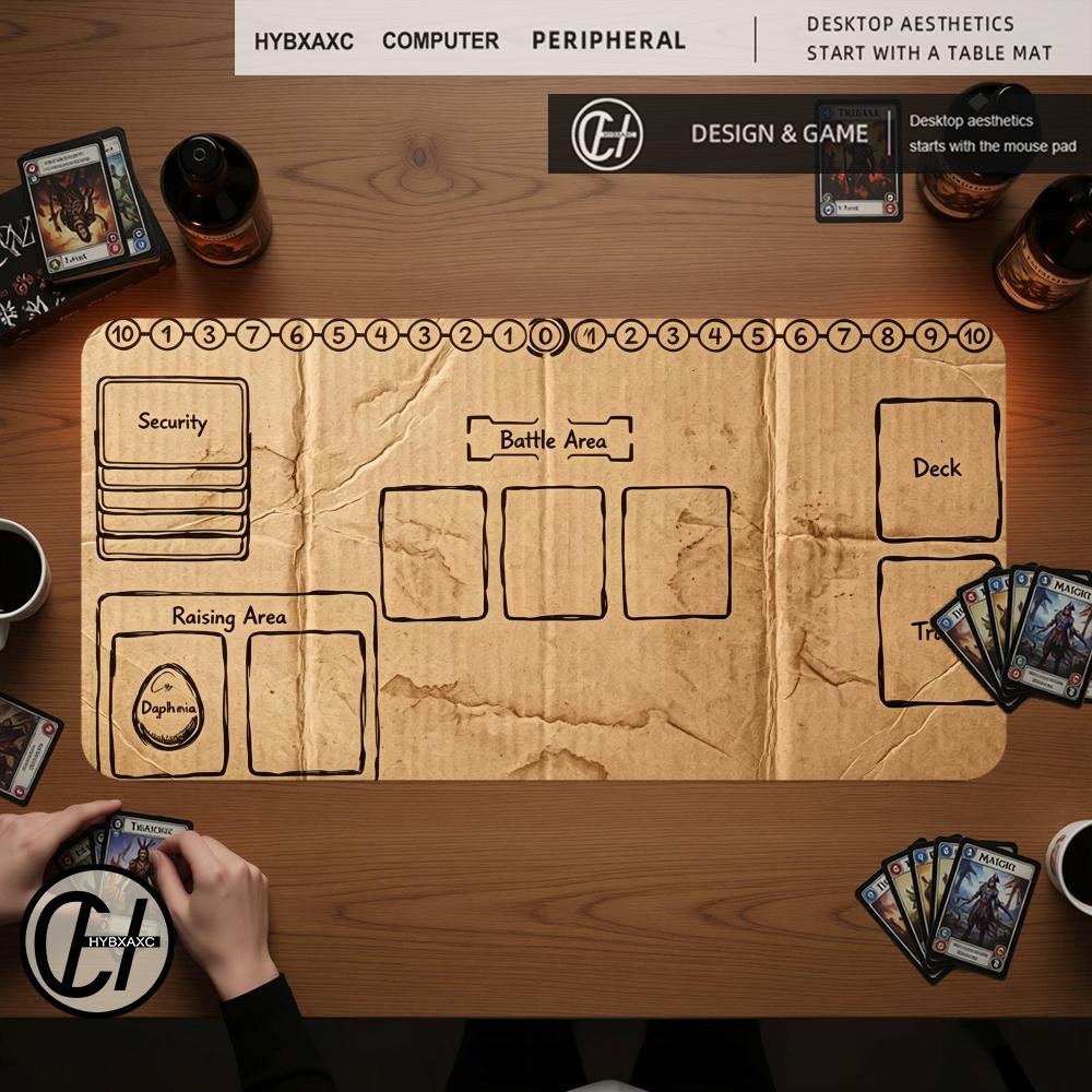 Board Game Zone - HYBXAXC Mauspad Karton-Brettspielmatte Magic Party Mat