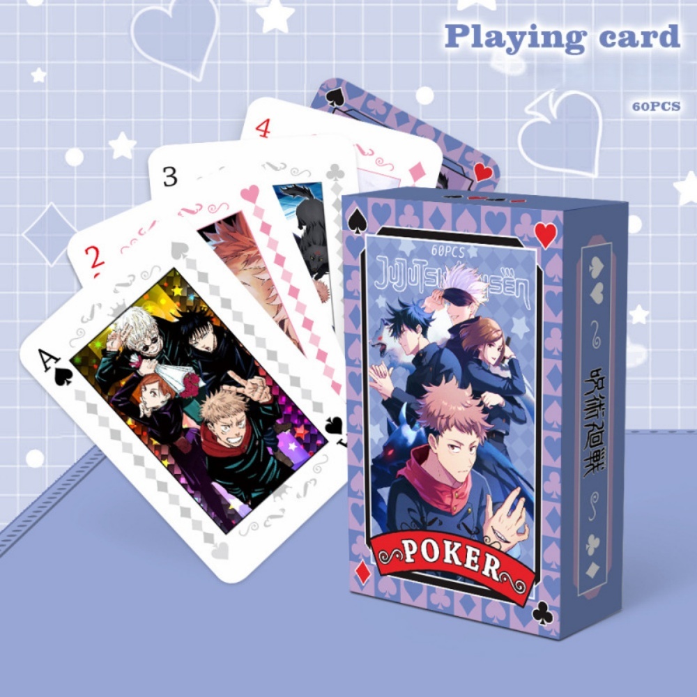 Board Game Naruto - Anime Poker Spielzeug Jujutsu Kaisen Brettspielkarten