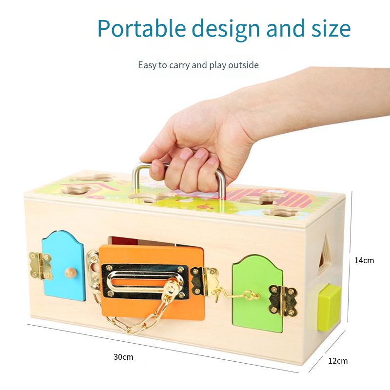 Montessori Lock Box Spielzeug  – Board Game China Bewertung und Preis