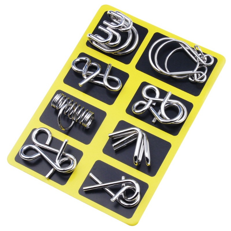 8-teiliges Metall-Puzzle-Set,  – Board Game Idea Bewertung und Preis