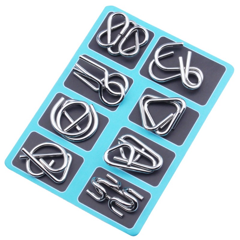 8-teiliges Metall-Puzzle-Set,  – Board Game Idea Bewertung und Preis