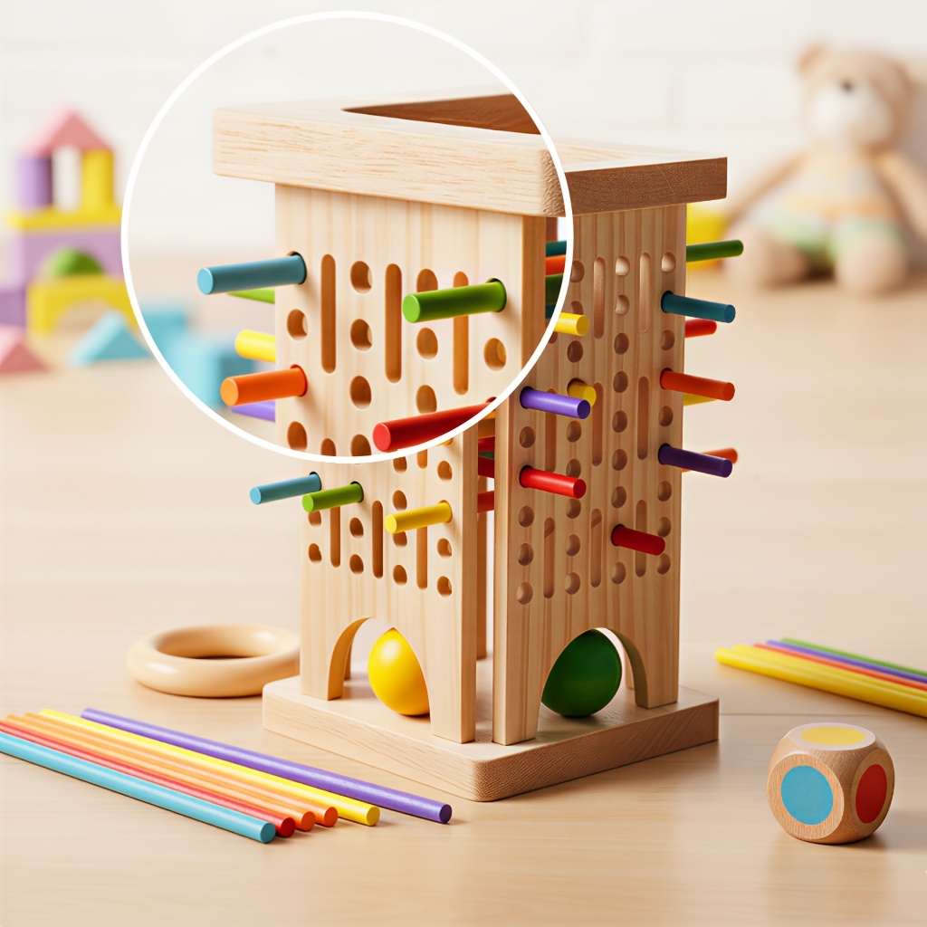 Montessori Holzbrettspiel Bunt – Board Game Idea Bewertung und Preis