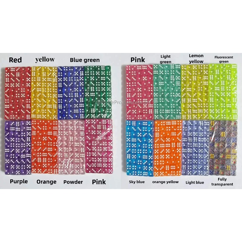 100 Stück farbige 14-mm-Acrylw – Board Game Digital Bewertung und Preis