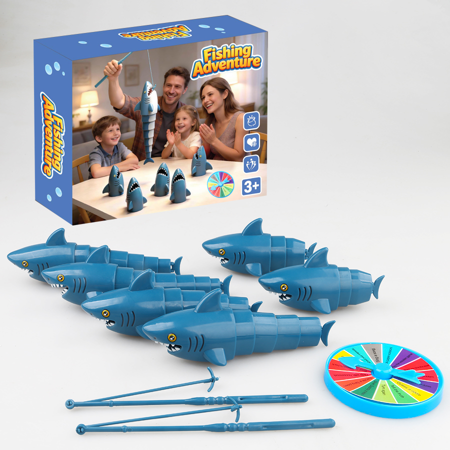 Beliebtes Hai-Stil Angelspiel  – Board Game Idea Bewertung und Preis