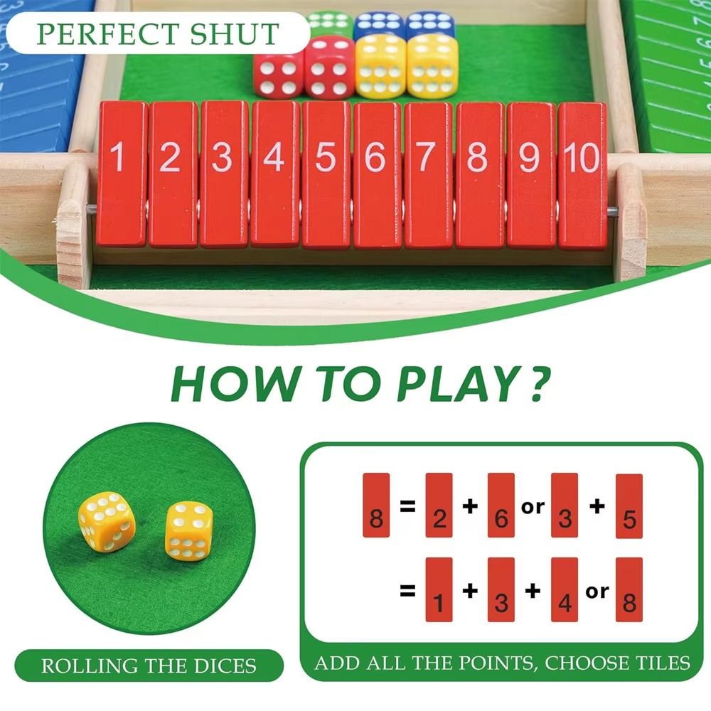 Shut The Box Tischspiel, Intel – Board Game Digital Bewertung und Preis