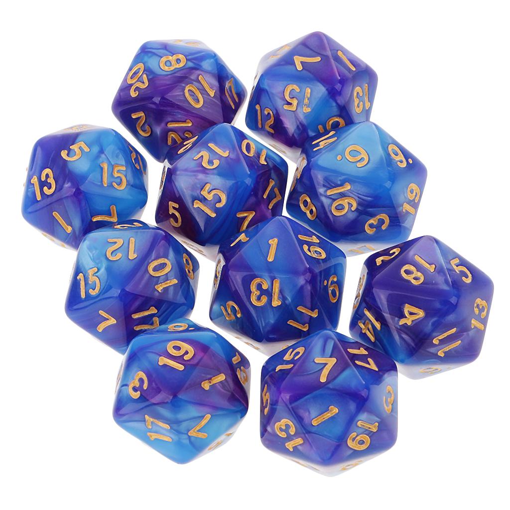 10 Stück polyedrische 20-seiti – Board Game Digital Bewertung und Preis