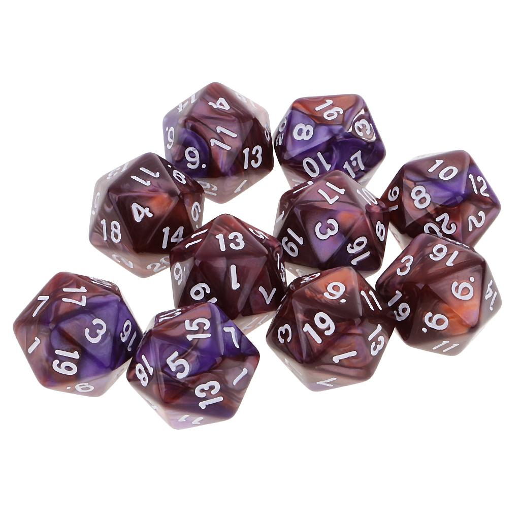 10 Stück polyedrische 20-seiti – Board Game Digital Bewertung und Preis