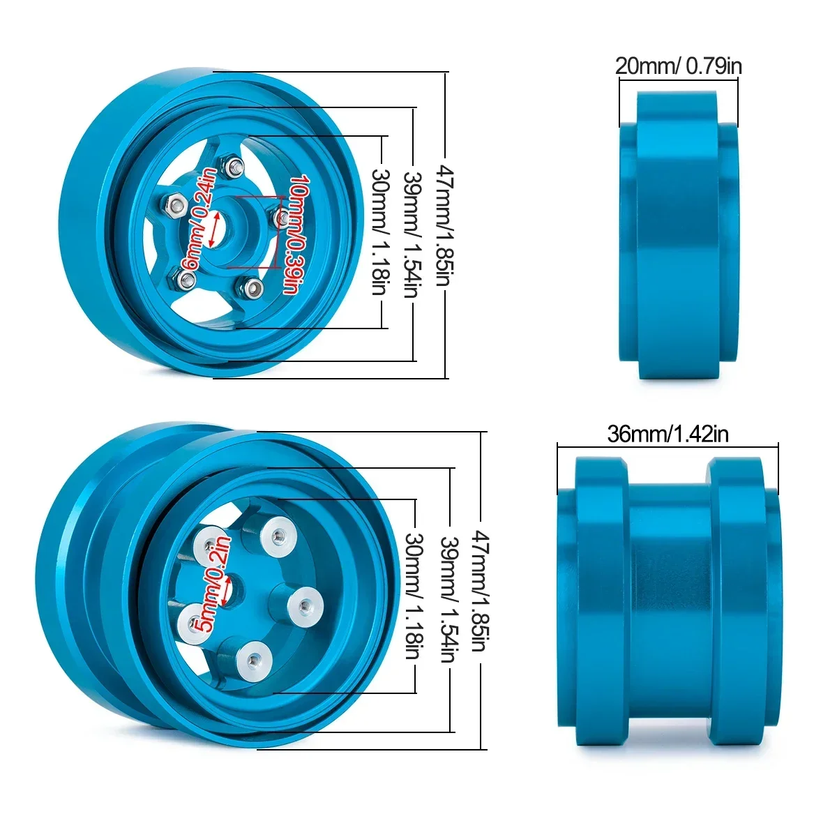 Aluminium Beadlock Wheels für  – Tamiya Model Rc Car Bewertung und Preis
