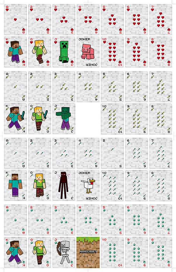 Neue Minecraft-Spiele, Pokerka – Board Game Card Bewertung und Preis