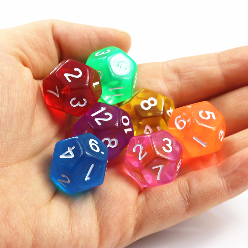 10-teiliges 12-seitiges Würfel – Board Game Digital Bewertung und Preis